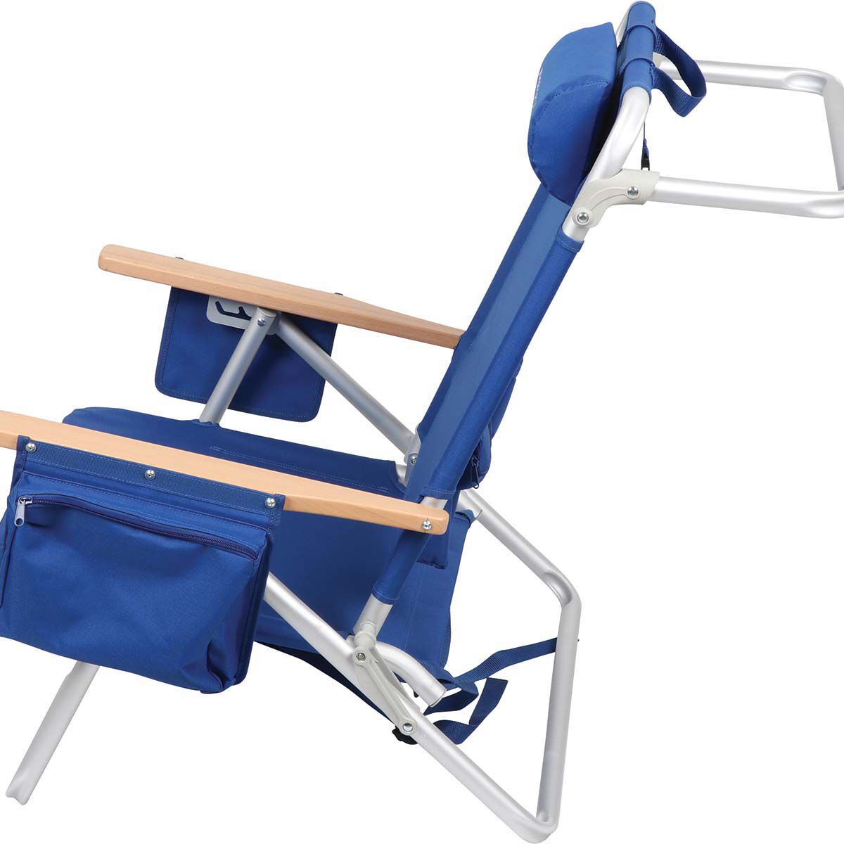 Wanderer Noosa Premium Beach Chair Blue 150kg, , bcf_hi-res