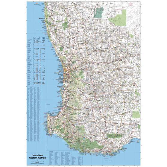 Hema South West Western Australia Map (1st Edition), , bcf_hi-res