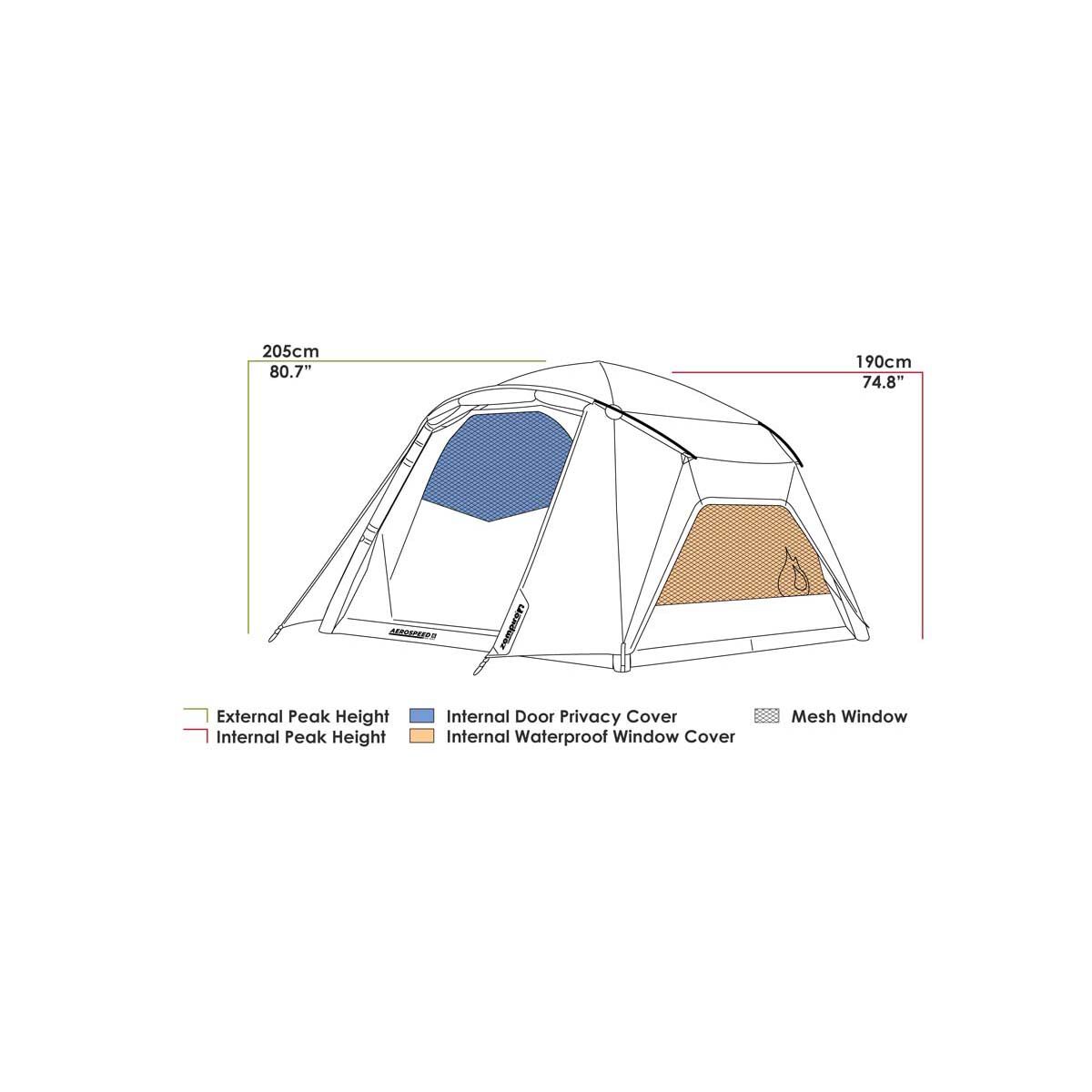 Zempire Aerospeed 6 Air Tent, , bcf_hi-res