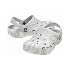 Crocs Youth Baya Marble Clogs, Grey Marle, bcf_hi-res