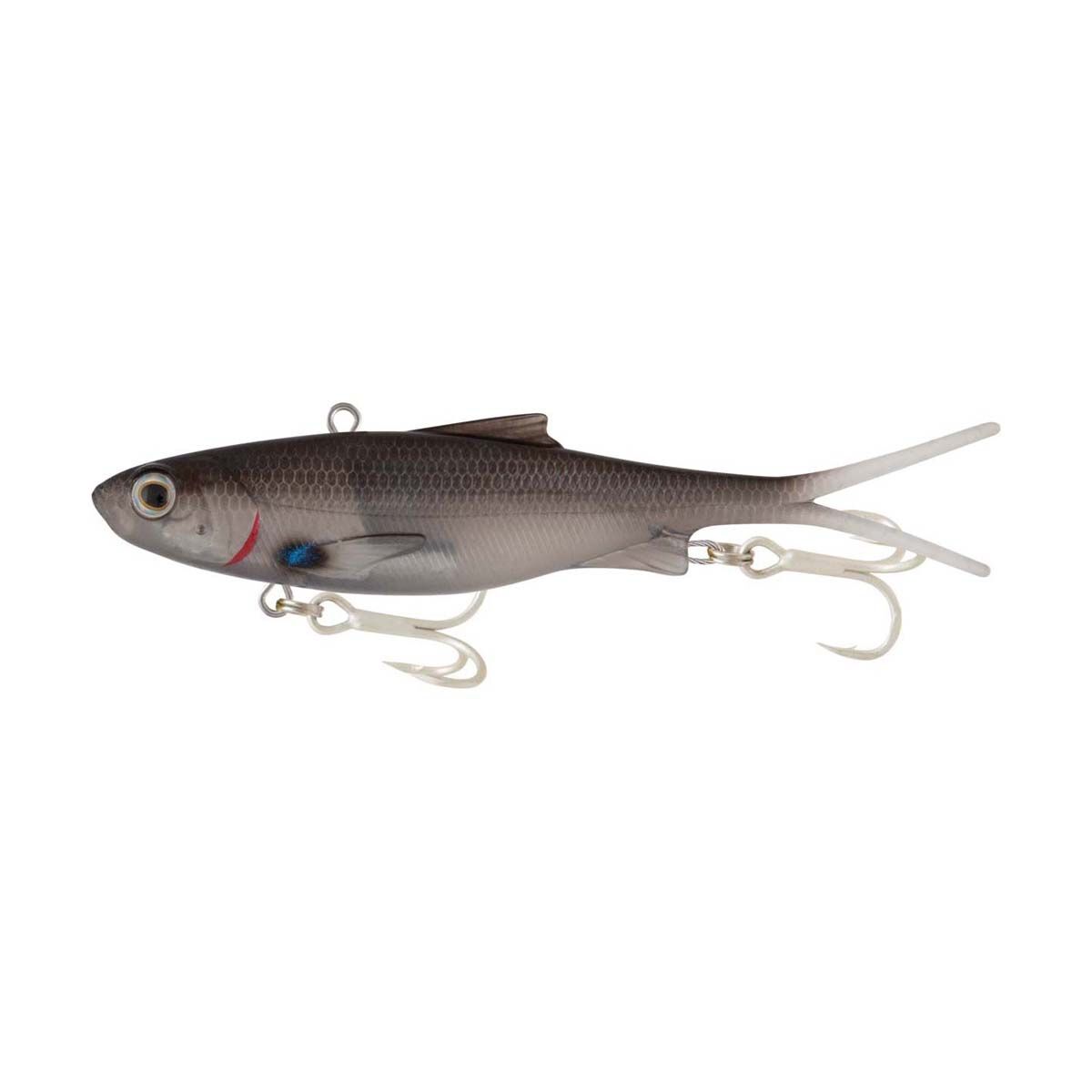 Samaki Vibelicious Fork Tail Soft Vibe Lure 150mm 50g Clear UV Mullet, Clear UV Mullet, bcf_hi-res