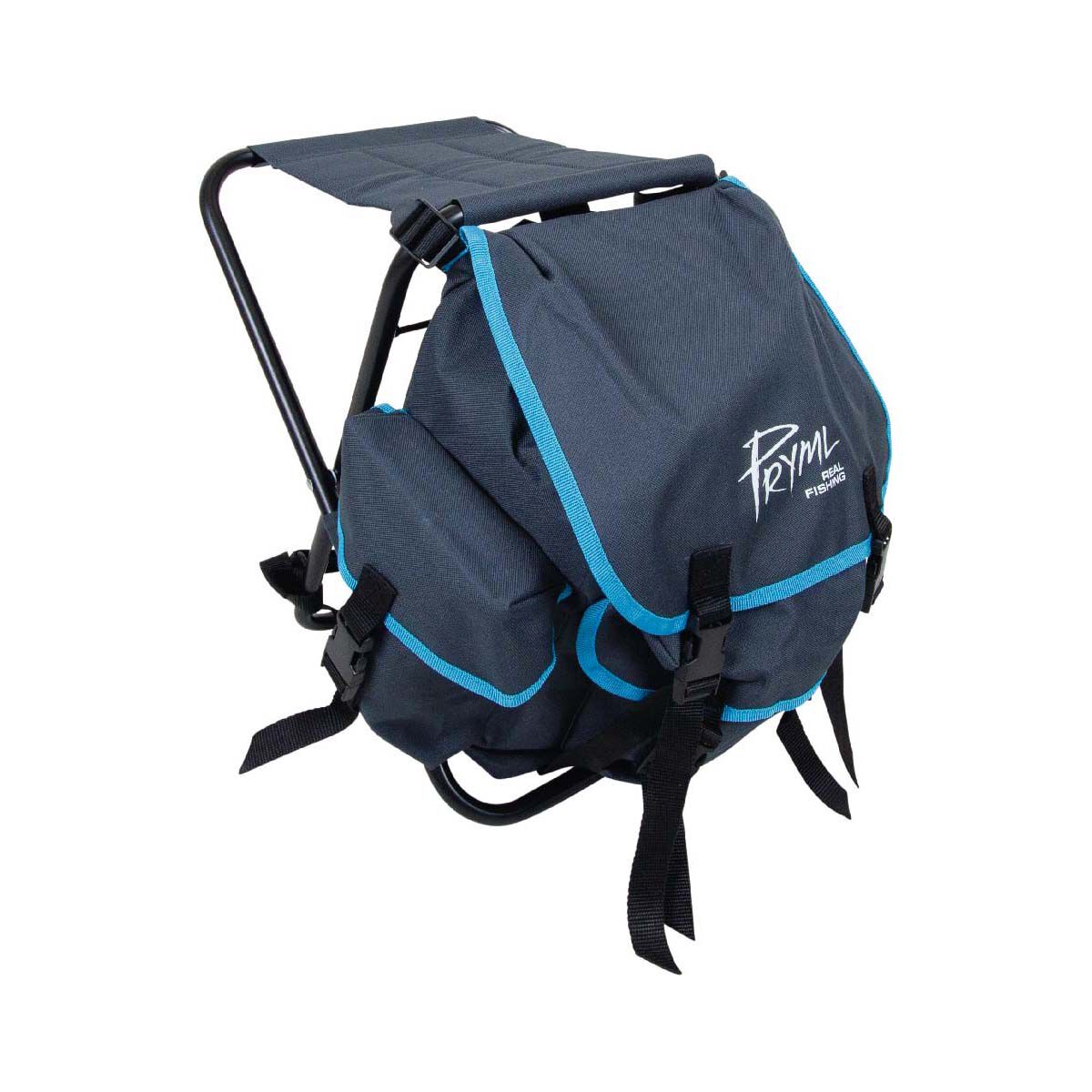 Fishing backpack with stool store