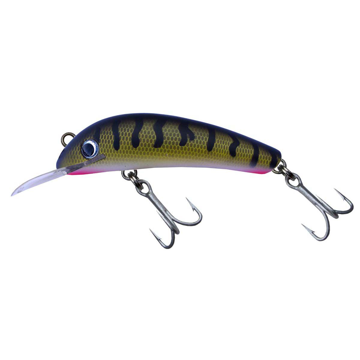 JJS Lures StumpJumper UV Hard Body Lure 55mm Tiger Snake 55mm, Tiger Snake, bcf_hi-res