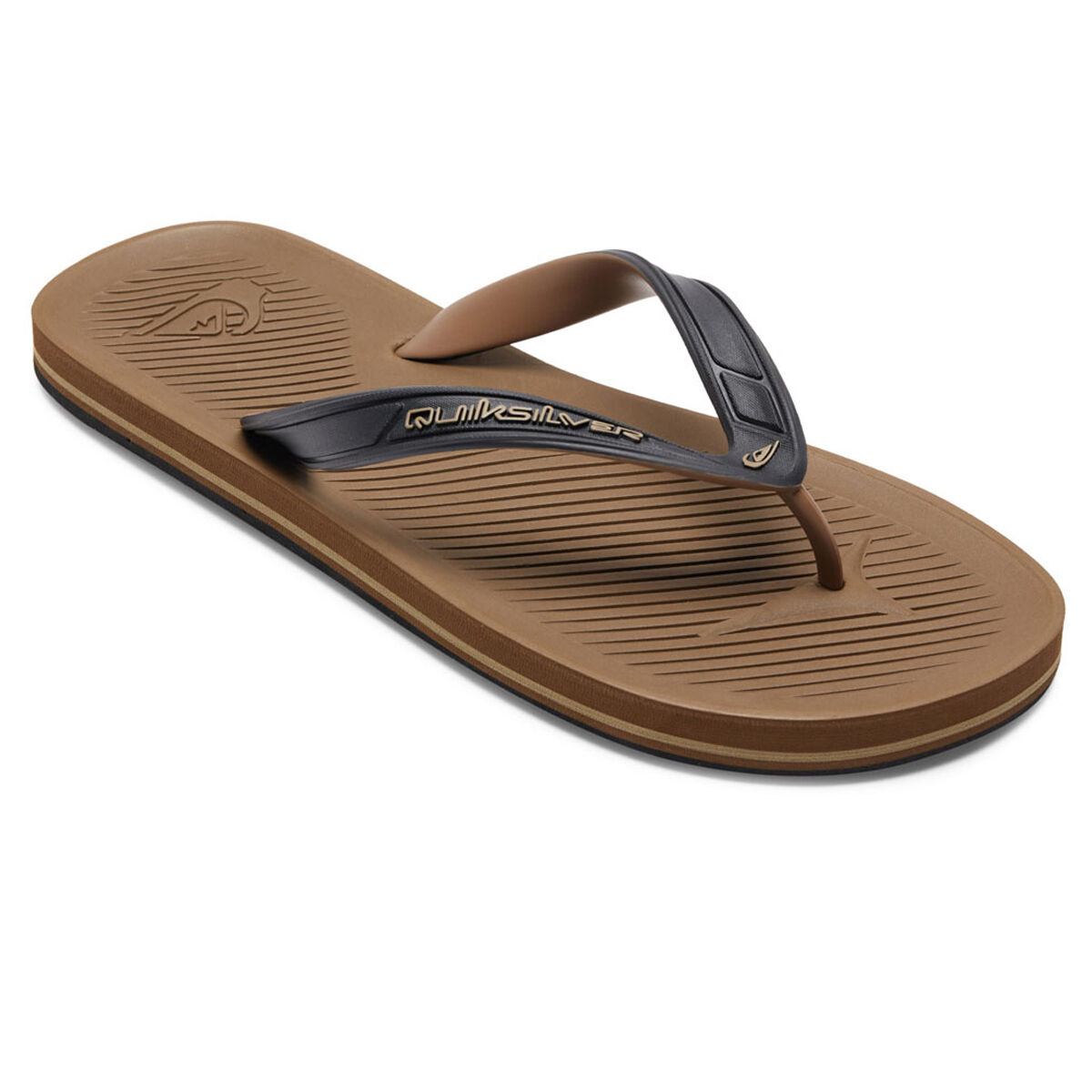 Quiksilver Men's Haleiwa Core Thongs Nude US 13, Nude, bcf_hi-res
