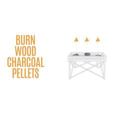 Fireside Portable Popup Fire Pit, , bcf_hi-res