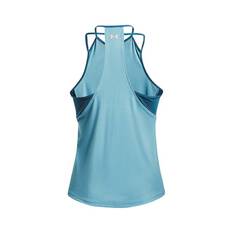 Under Armour Women’s Iso-Chill Strappy Tank, Static Blue, bcf_hi-res
