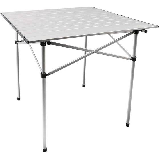 BCF Lightweight Aluminium Roll Up Camp Table, , bcf_hi-res