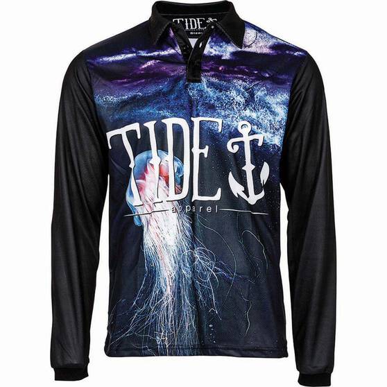Tide Apparel Men's Jellyfish Sublimated Polo, , bcf_hi-res
