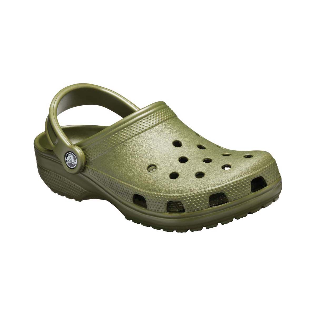 army green crocs