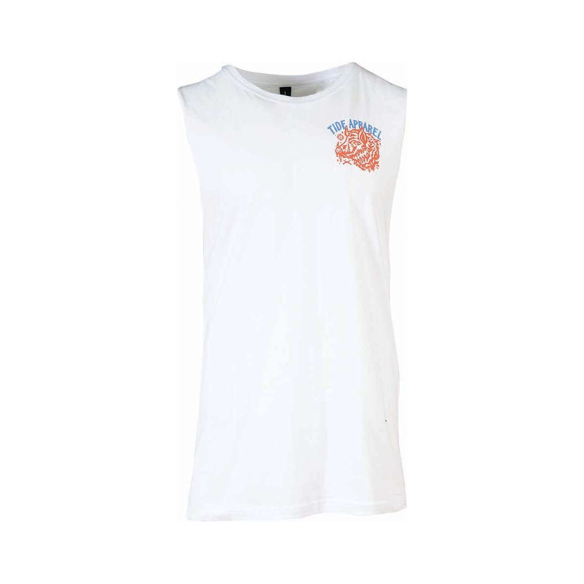 Tide Apparel Men's Hunter Tank White S, White, bcf_hi-res