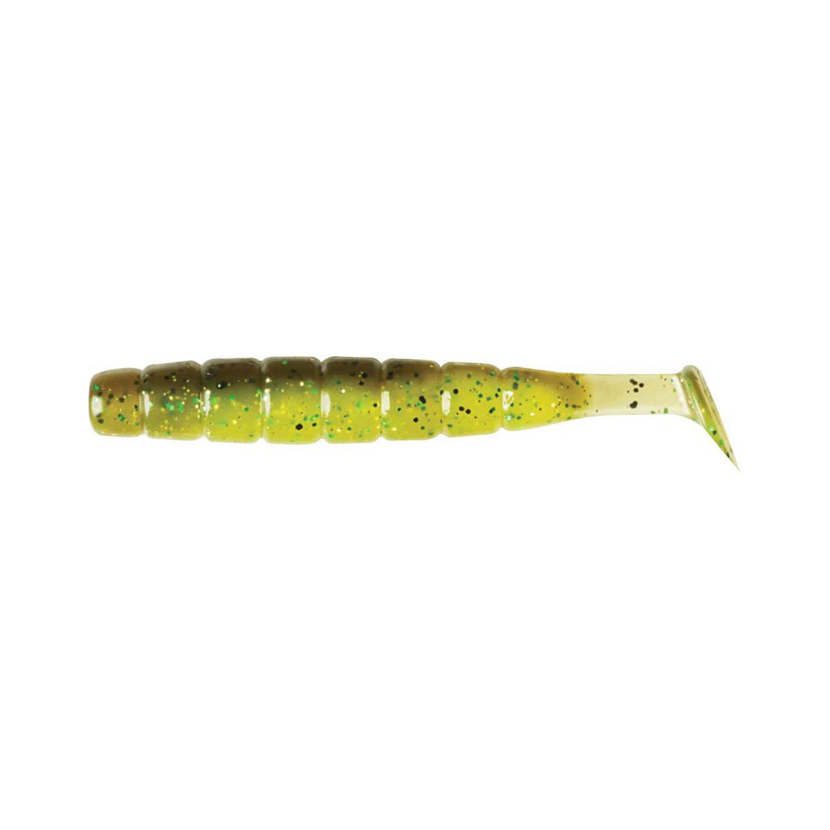 Pro Lure Paddle Grub Soft Plastic Lure 65mm Chartreuse Shrimp UV, Chartreuse Shrimp UV, bcf_hi-res