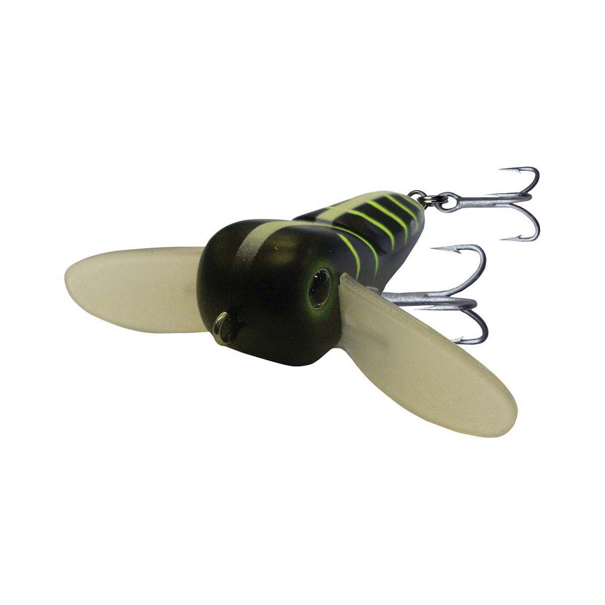 Warlock Bass Hopper Surface Lure 6.6cm Black Chartreuse, Black Chartreuse, bcf_hi-res