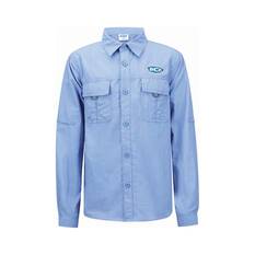 BCF Youth Long Sleeve Fishing Shirt, Purple / Blue, bcf_hi-res