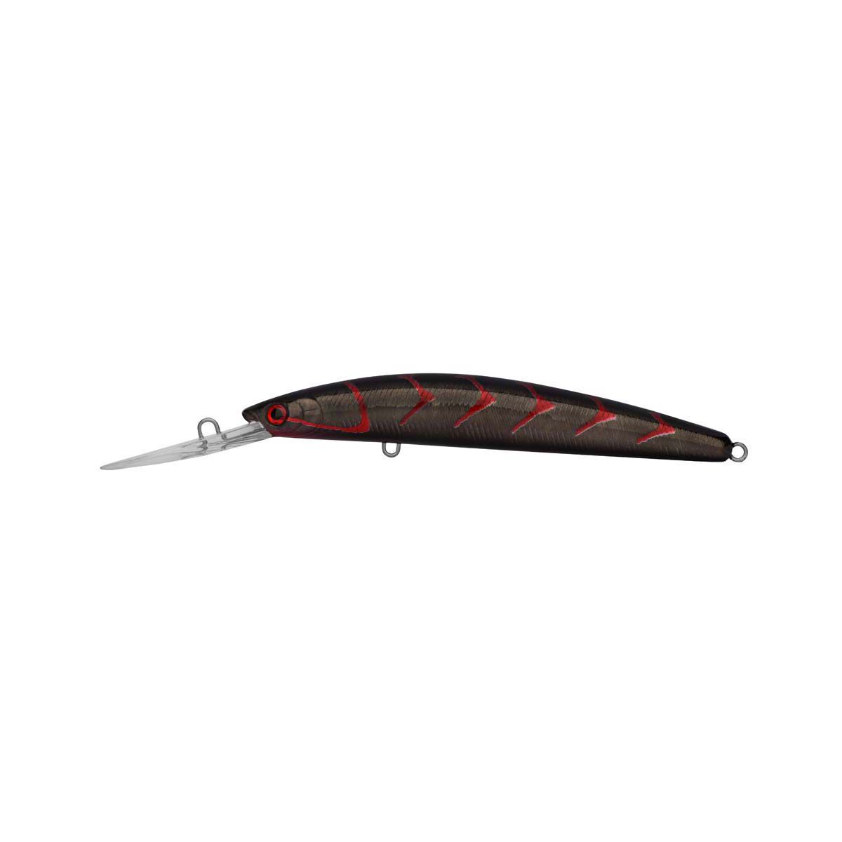 Daiwa Double Clutch IZM 60SP-G Hard Body Lure 60mm Ghost Black Red Suji, Ghost Black Red Suji, bcf_hi-res