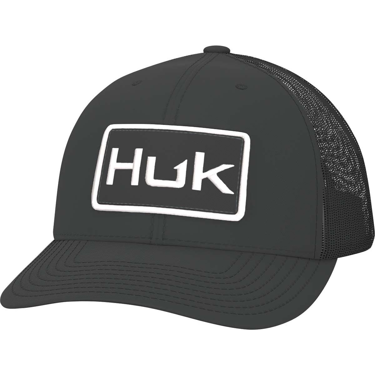 Huk Classic Logo Trucker Cap Black OSFM, Black, bcf_hi-res