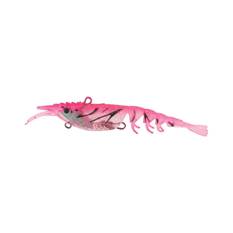 Berkley Shimma Shrimp Soft Vibe Lure 100mm Pink Shrimp, Pink Shrimp, bcf_hi-res