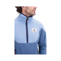 Macpac Men's Heritage Light Fleece Pullover Coronet Blue / Dark Denim S, Coronet Blue / Dark Denim, bcf_hi-res