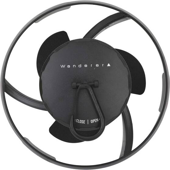 Wanderer Rechargeable Tent Fan with LED Light, , bcf_hi-res