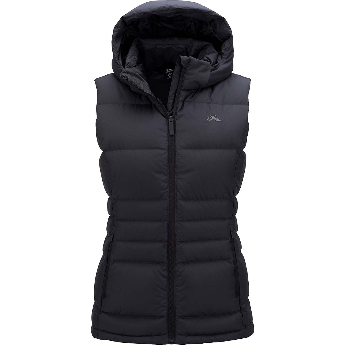 Macpac Women's Aurora Hooded Down Puffer Vest V2 Black 8, Black, bcf_hi-res