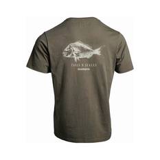 Shimano Men's Tails N Scales Short Sleeve Tee Green S, Green, bcf_hi-res