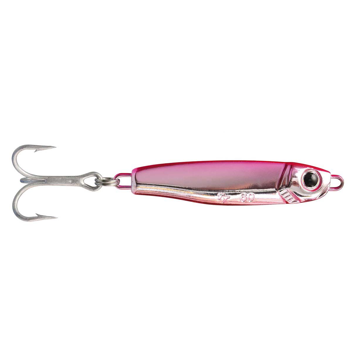 TT Fishing Hard Core+ Metal Casting Lure 60g Chrome Pink Black, Chrome Pink Black, bcf_hi-res