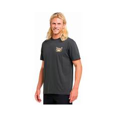 The Mad Hueys Men’s Mud Sweat & Beers Short Sleeve Shirt, Vintage Black, bcf_hi-res
