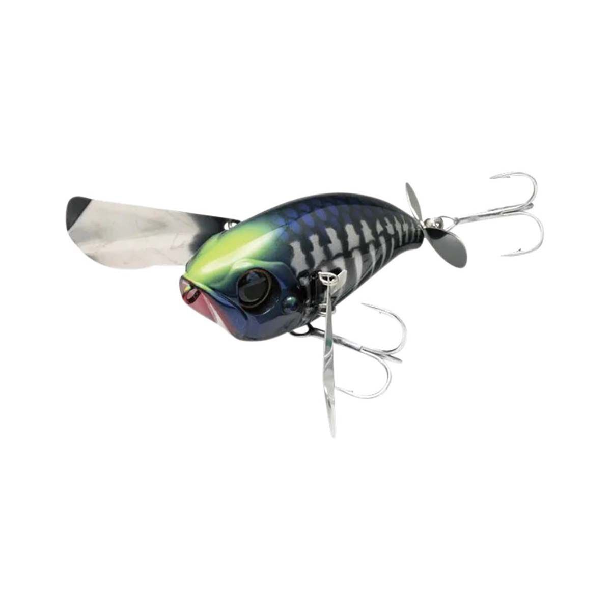 Jackall Pompadour Junior Surface Lure 66mm Black Bone, Black Bone, bcf_hi-res