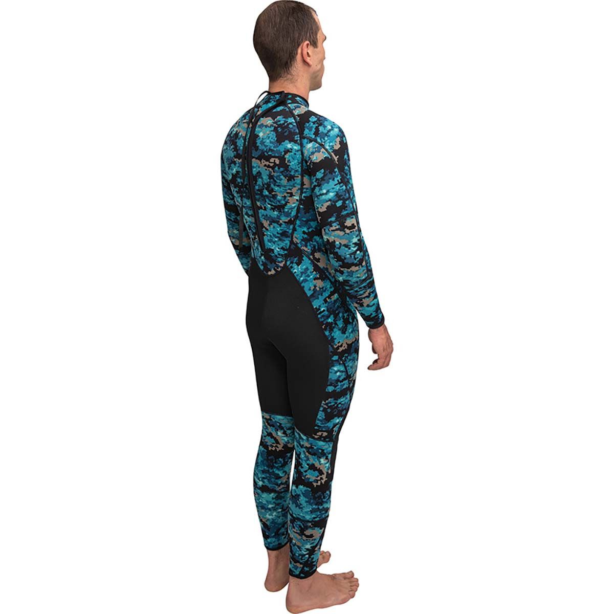 Adreno Men's Pelagi-Skin Steamer Wetsuit 3mm, Blue, bcf_hi-res