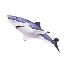 Gaby Great White Shark Fish Pillow 120cm, , bcf_hi-res
