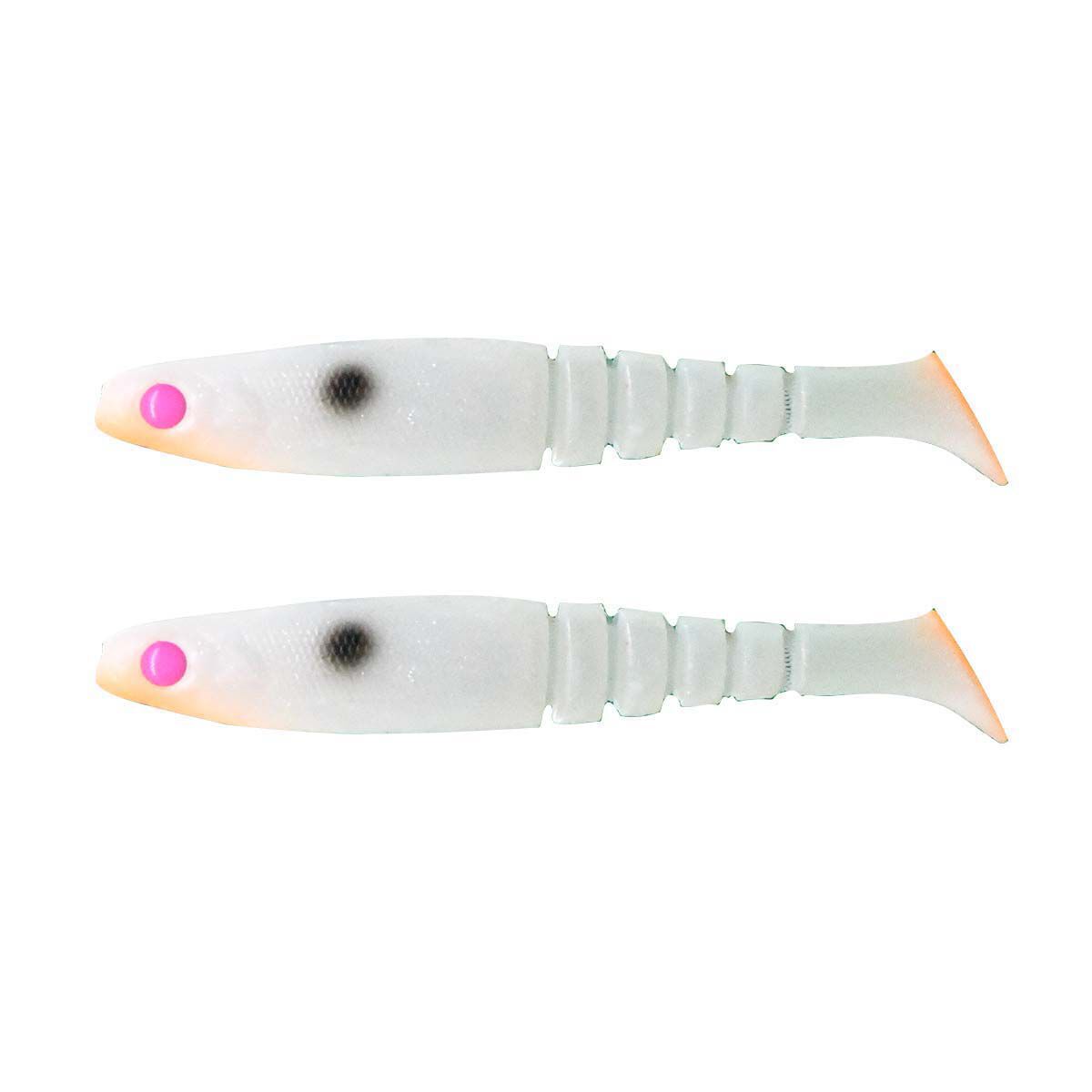 Akame Guppy Soft Plastic Lure 12cm 2 Pack Karens Pearl, Karens Pearl, bcf_hi-res