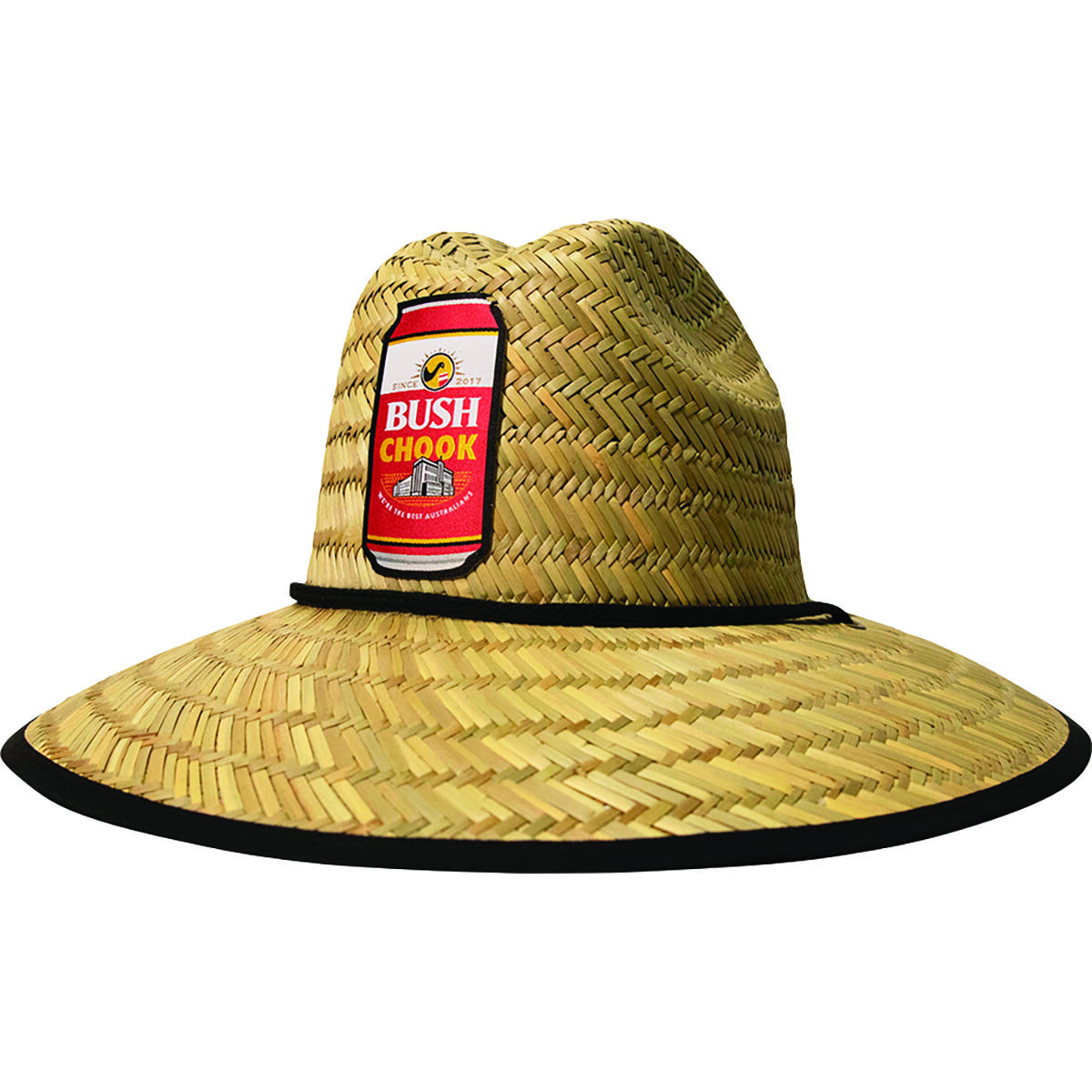 Bush Chook Men's Canned Chook Straw Hat Natural S/M BCF