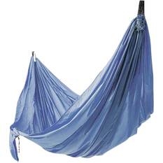 earth by Wanderer® Recycled Nylon Double Hammock + Kit Blue, Blue, bcf_hi-res