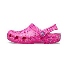 Crocs Toddlers Classic Paint Splat Clogs, Pink, bcf_hi-res