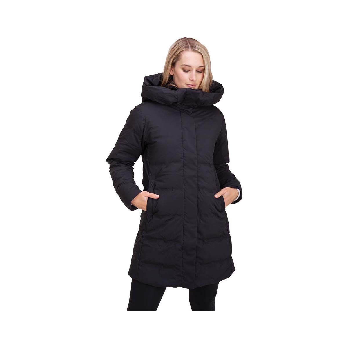 Macpac Women's Narvi Down Coat, Black, bcf_hi-res