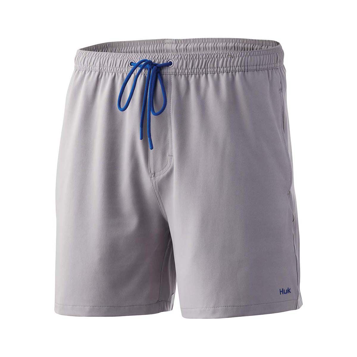 Huk Men's Pursuit Volley Swim Shorts Overcast Grey S, Overcast Grey, bcf_hi-res