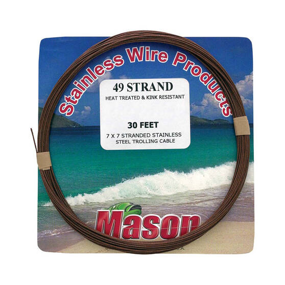 Mason 49 Strand Leader Wire 30ft, , bcf_hi-res