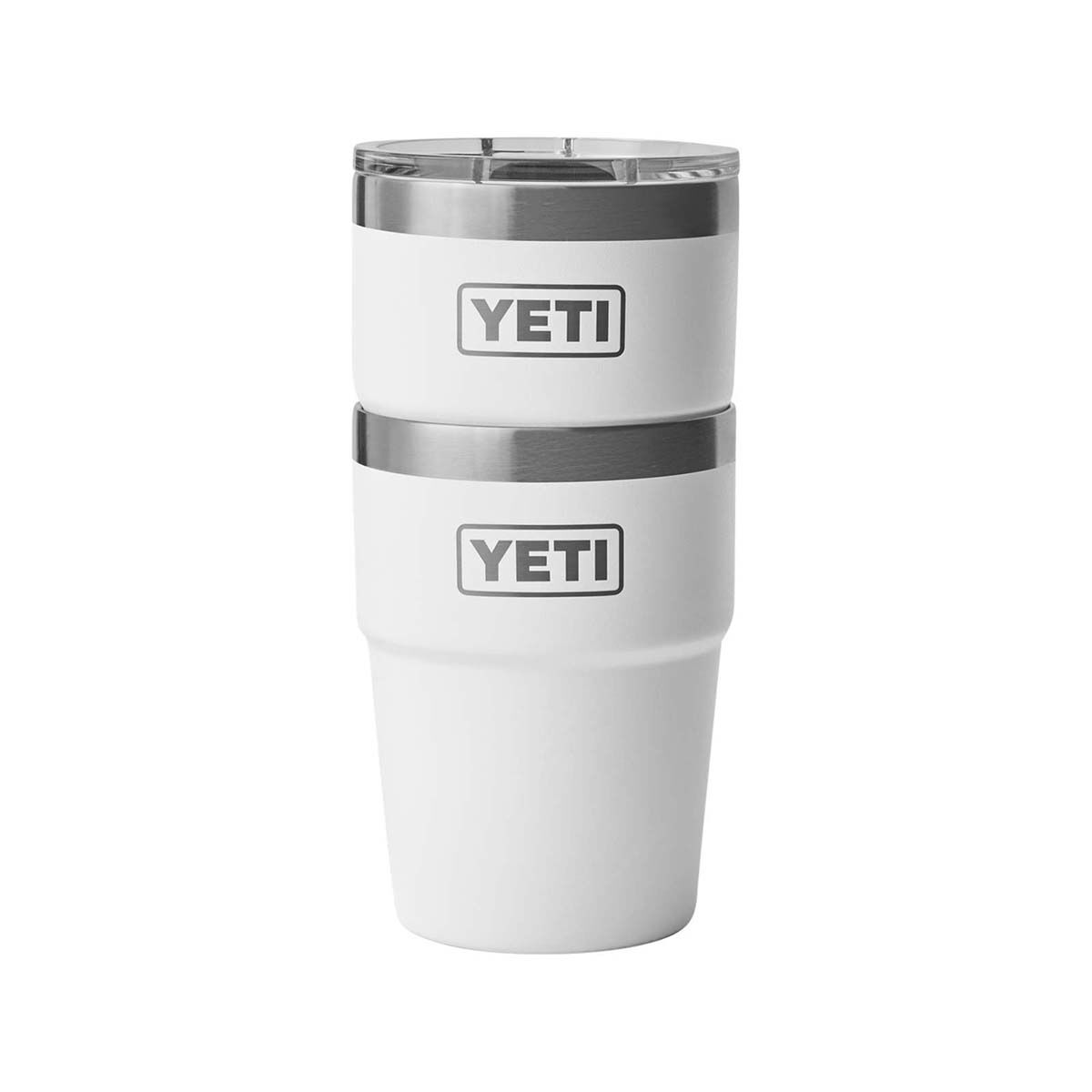 YETI&reg; Rambler&reg; Stackable Cup 16 oz (473ml) White, White, bcf_hi-res