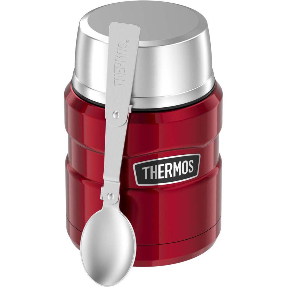 Thermos King Vacuum Insulated Food Jar 470ml Red BCF