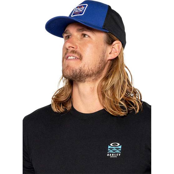 Oakley Elements Waves Trucker Cap Crystal Blue, Crystal Blue, bcf_hi-res