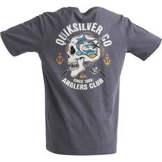 Quiksilver Youth Anglers Club Short Sleeve Tee, Smoke, bcf_hi-res