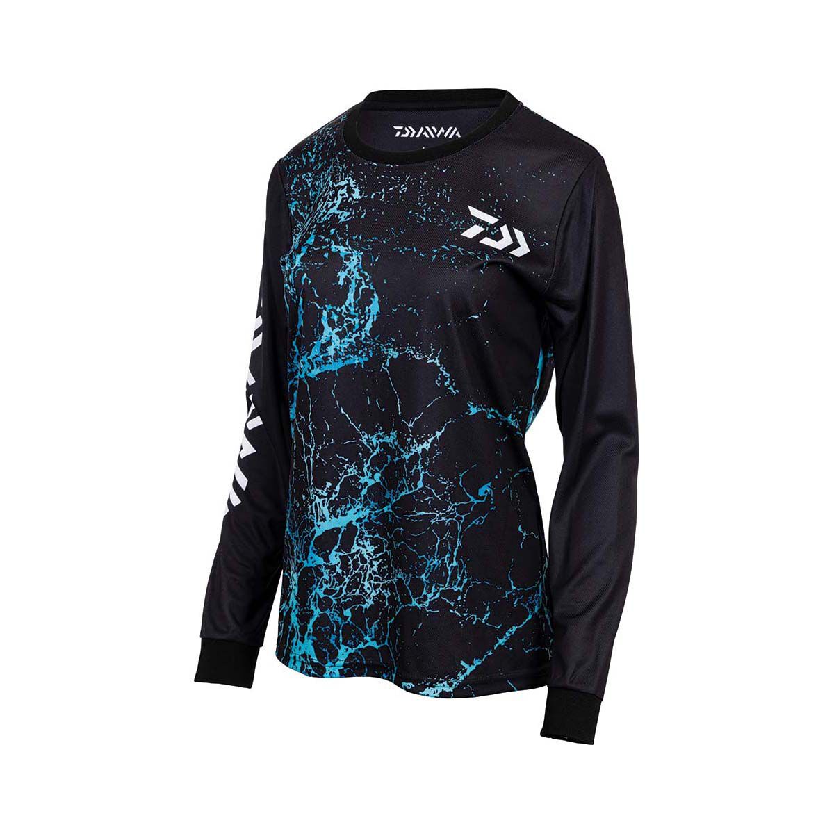 Daiwa Women&rsquo;s Storm Crew Neck Fishing Shirt, , bcf_hi-res