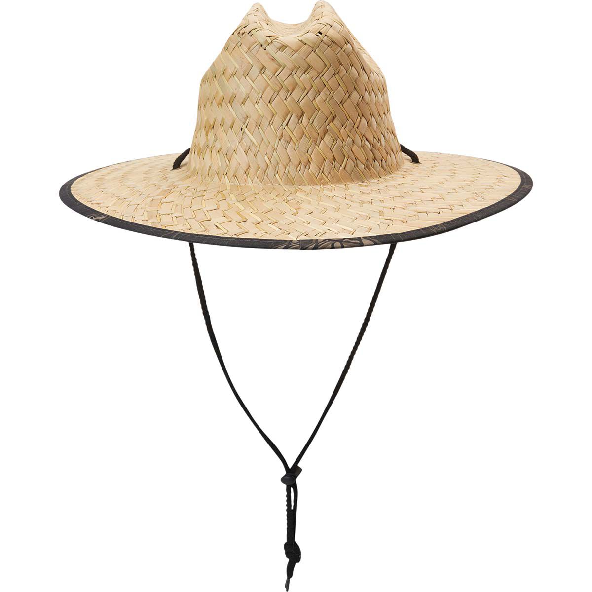 Quiksilver Waterman Outsider Straw Hat Black S/M, Black, bcf_hi-res