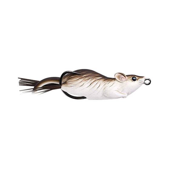 Livetarget Hollow Body Mouse Surface Lure 2.25in Brown White, Brown White, bcf_hi-res
