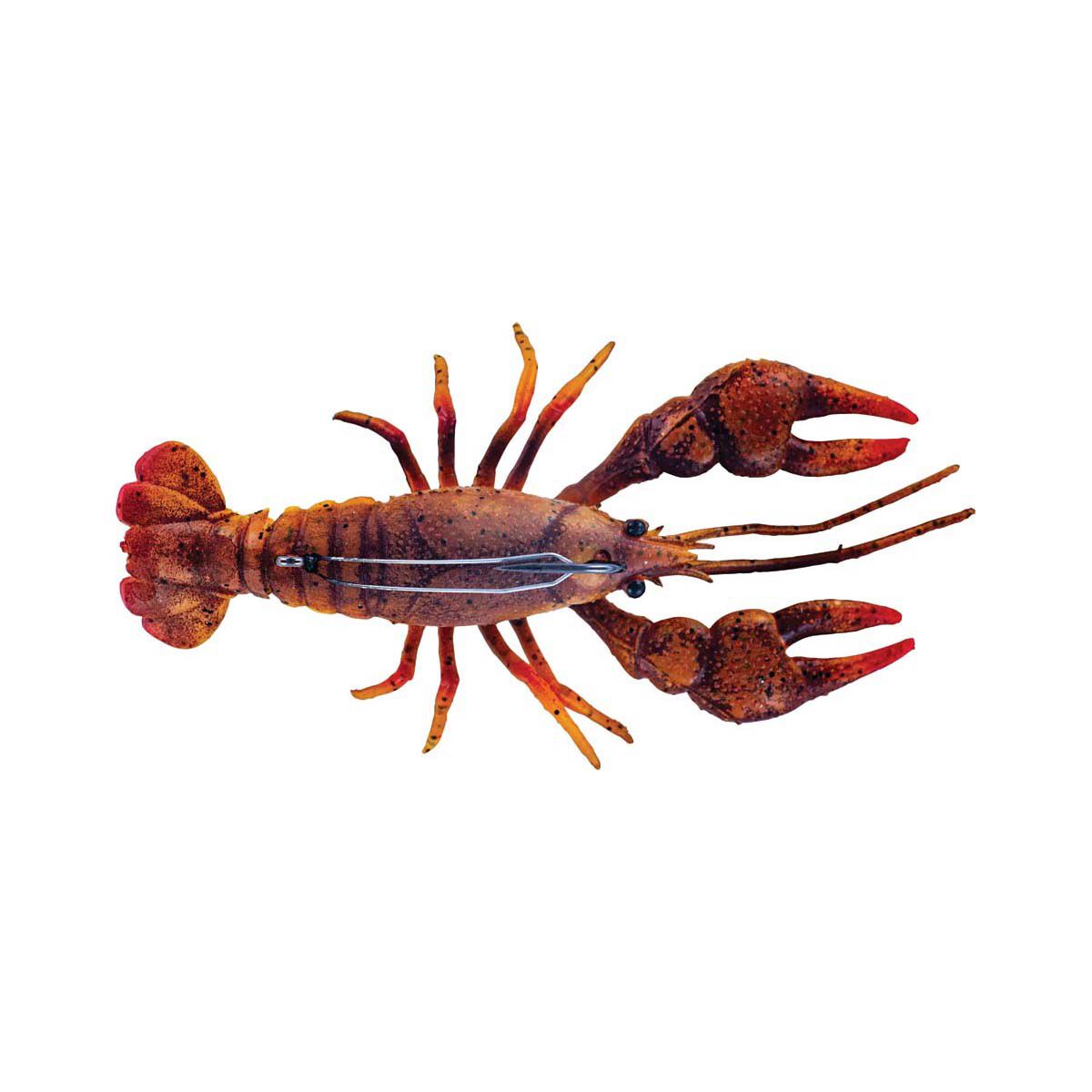 Chasebaits Mud Bug Soft Plastic Lure 70mm Pumpkin Seed, Pumpkin Seed, bcf_hi-res