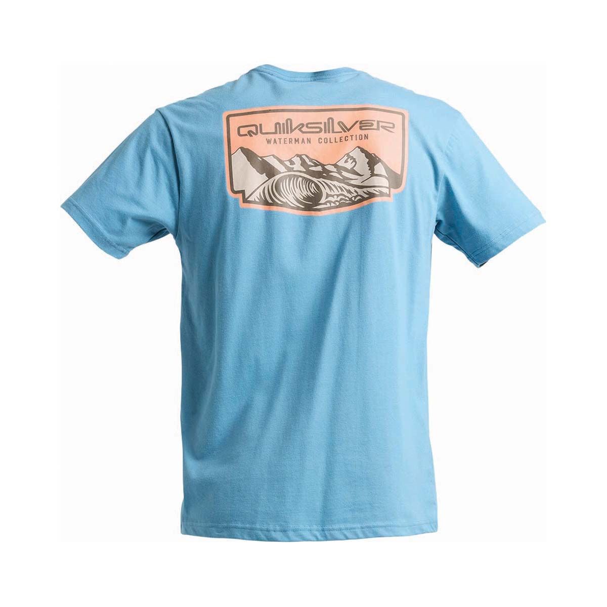 Quiksilver Men&rsquo;s Ground Swells Short Sleeve Tee, Airforce Blue, bcf_hi-res