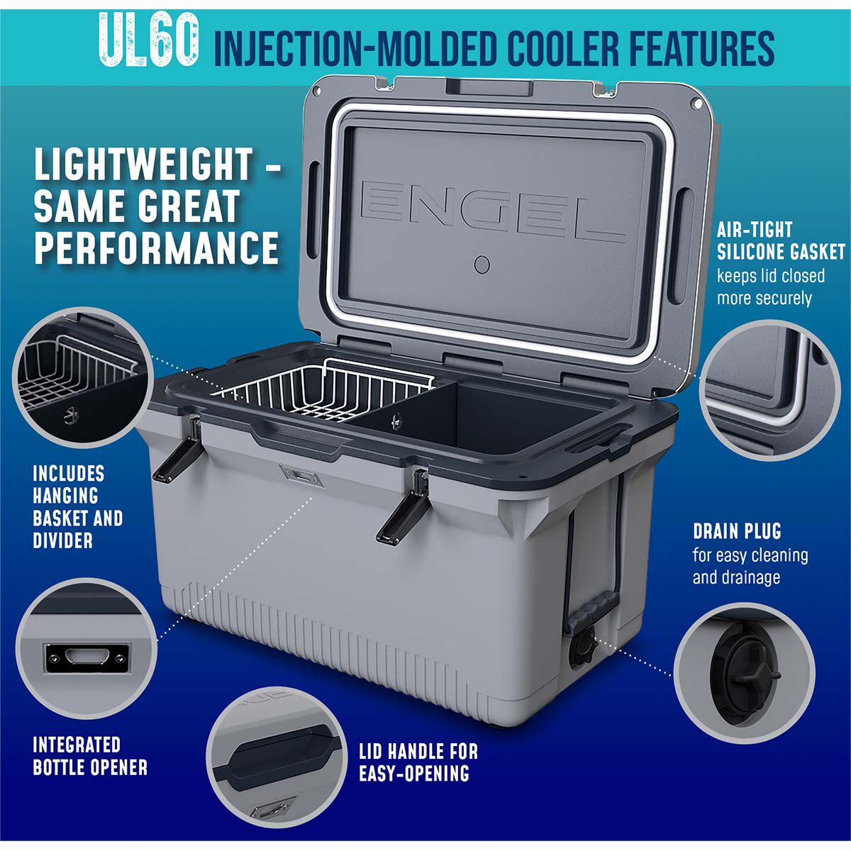 Engel Ultra Lite Icebox 57L, , bcf_hi-res