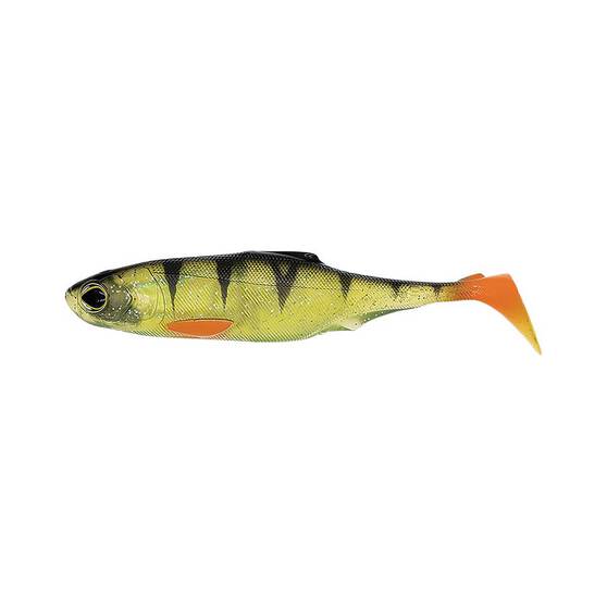 Biwaa Submission Shad 3 Pack Soft Plastic Lure 5in Ghost Perch, Ghost Perch, bcf_hi-res