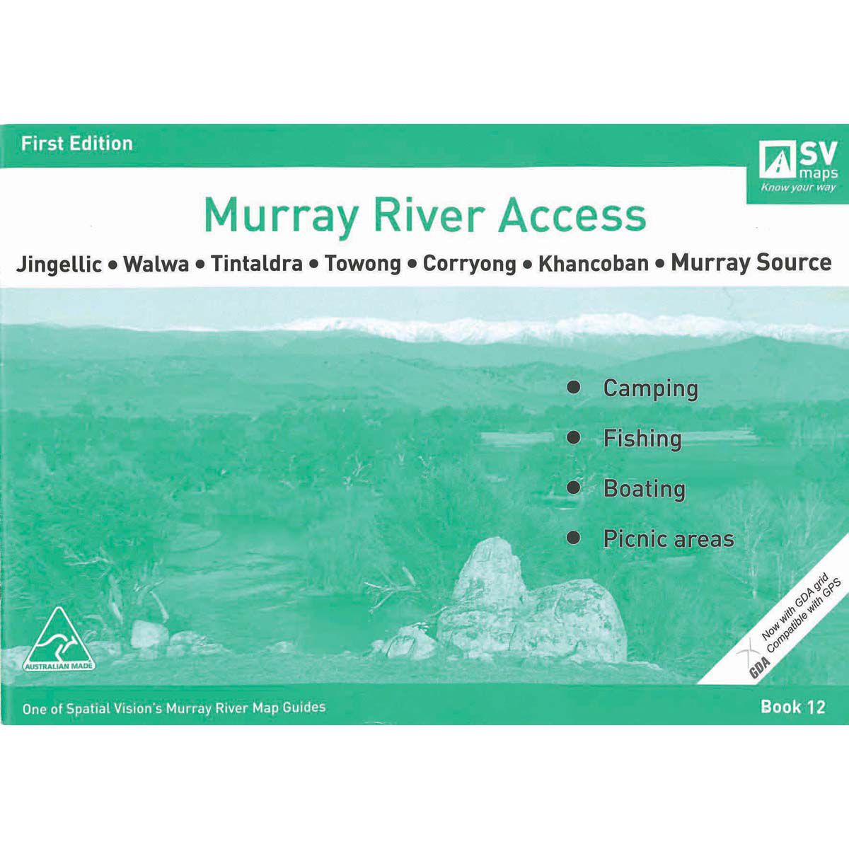 AFN Murray River Access Map 12 Jingellic to Murray Source BCF