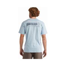 Quiksilver Men's Fish On Short Sleeve Tee Ashley Blue S, Ashley Blue, bcf_hi-res
