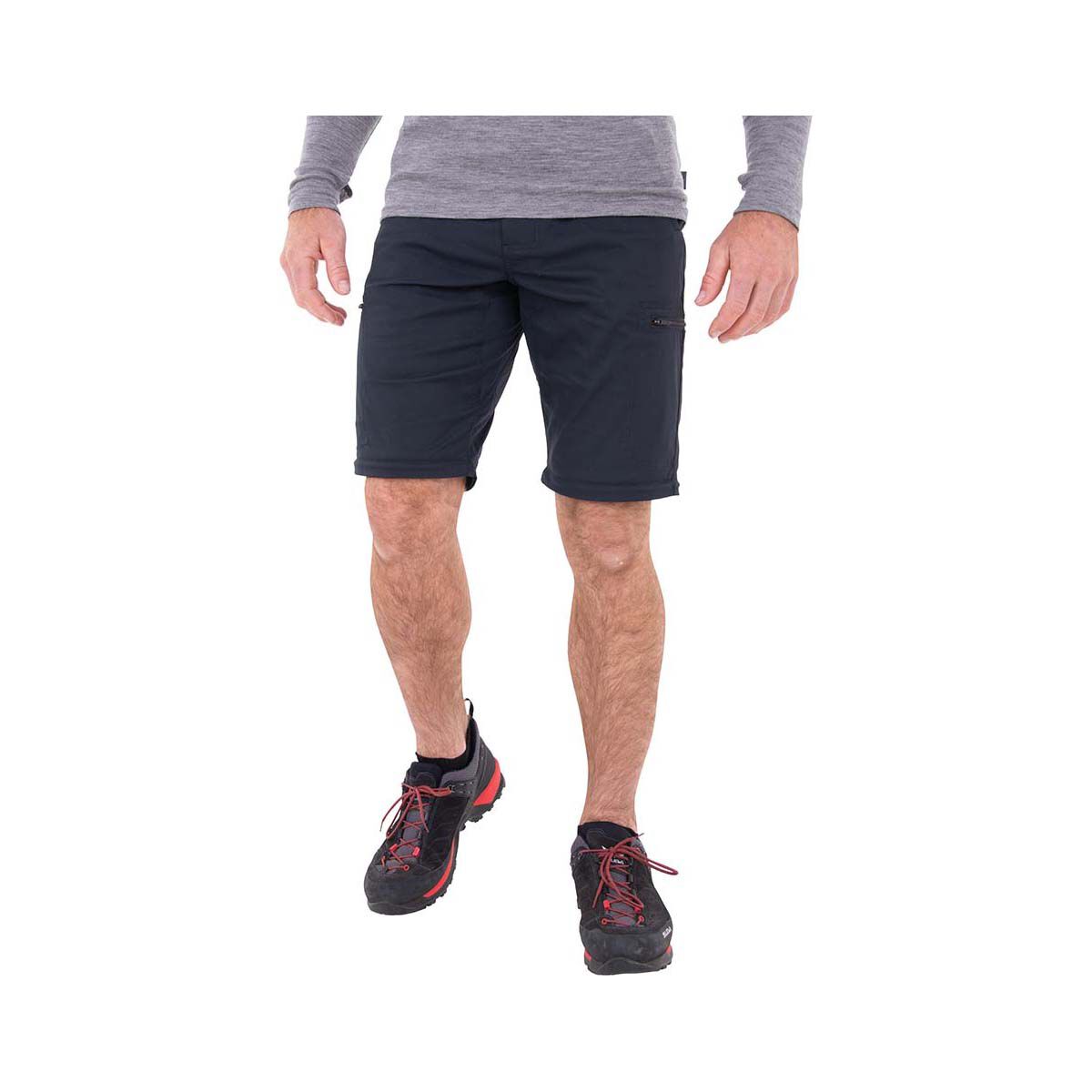 Macpac Men's Rockover Convertible Pants, Black, bcf_hi-res